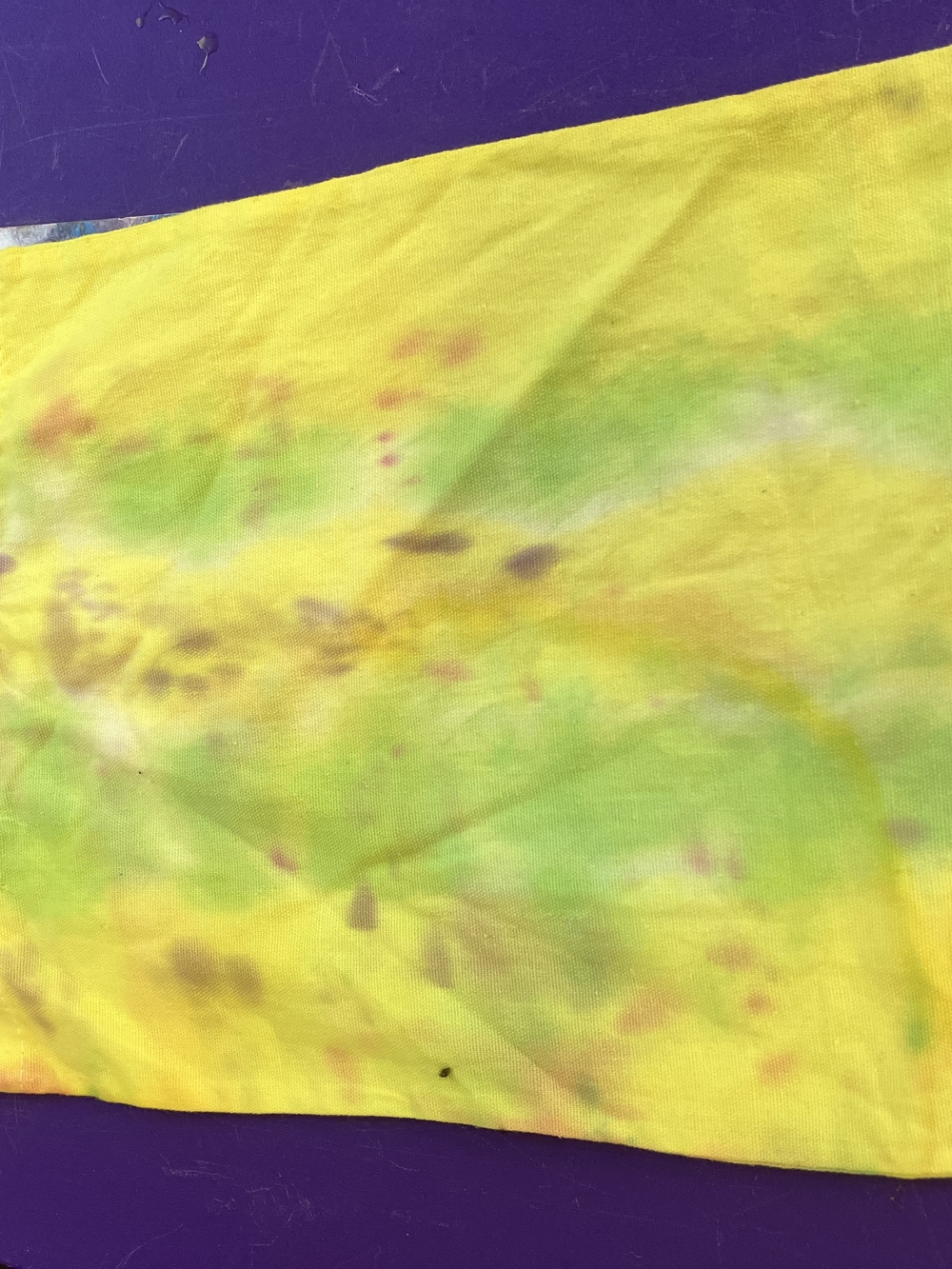 Bright Tie-Dye in Yellow and Green Tote Bag